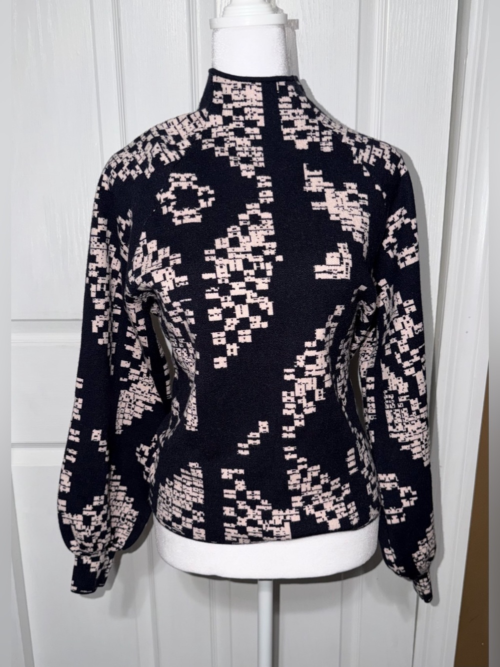 Anthropologie “The Beatriz” Mock-Neck Knit Sweater-Small